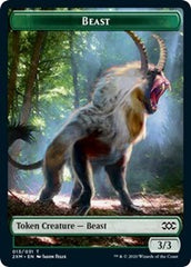 Beast // Treasure Double-Sided Token [Double Masters Tokens] | Pegasus Games WI