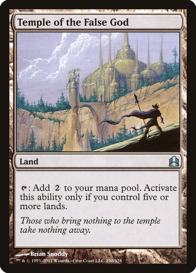 Temple of the False God [Commander 2011] | Pegasus Games WI