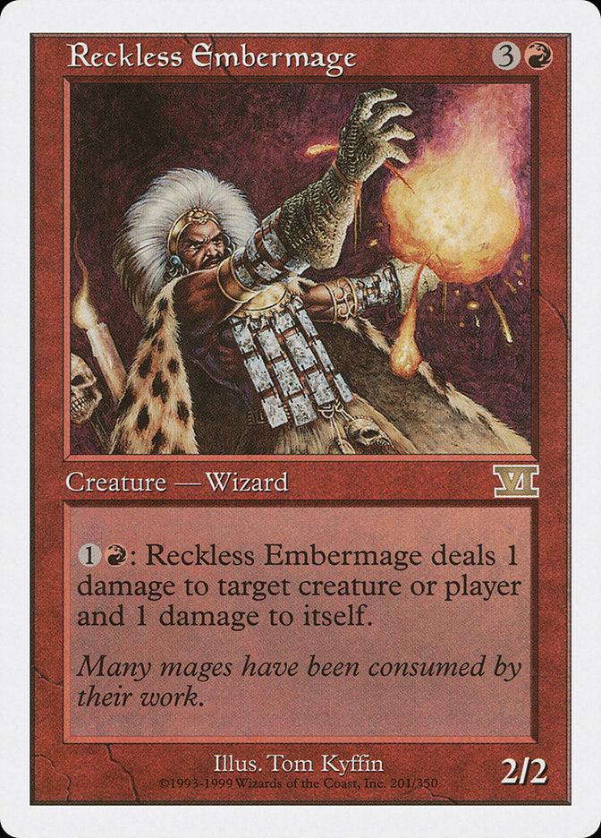 Reckless Embermage [Classic Sixth Edition] | Pegasus Games WI