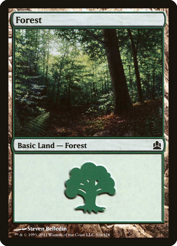 Forest (316) [Commander 2011] | Pegasus Games WI