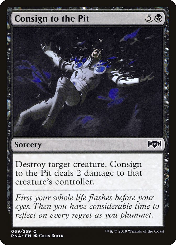 Consign to the Pit [Ravnica Allegiance] | Pegasus Games WI