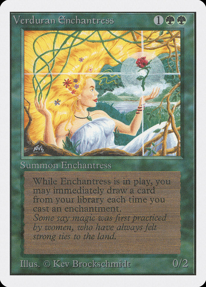 Verduran Enchantress [Unlimited Edition] | Pegasus Games WI