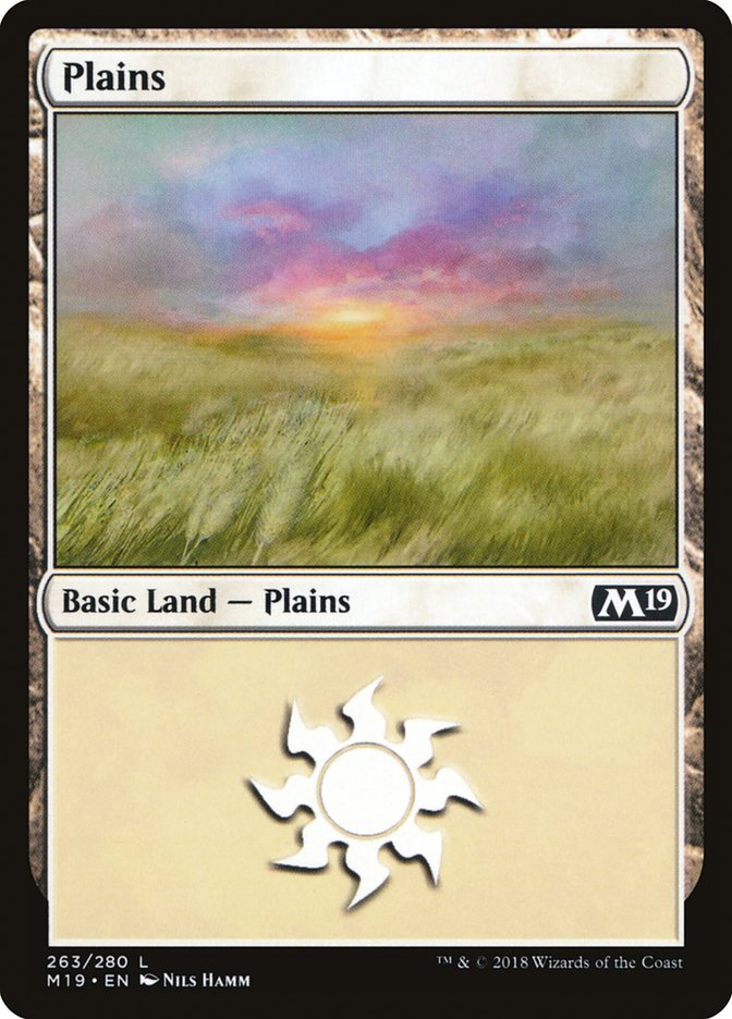 Plains (263) [Core Set 2019] | Pegasus Games WI