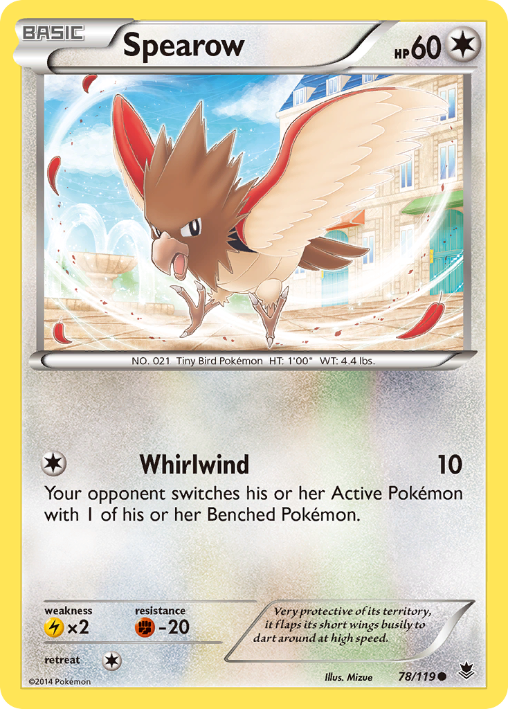 Spearow (78/119) [XY: Phantom Forces] | Pegasus Games WI