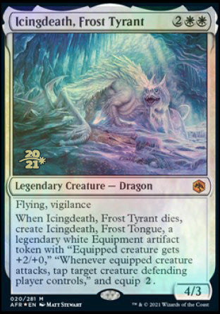 Icingdeath, Frost Tyrant [Dungeons & Dragons: Adventures in the Forgotten Realms Prerelease Promos] | Pegasus Games WI