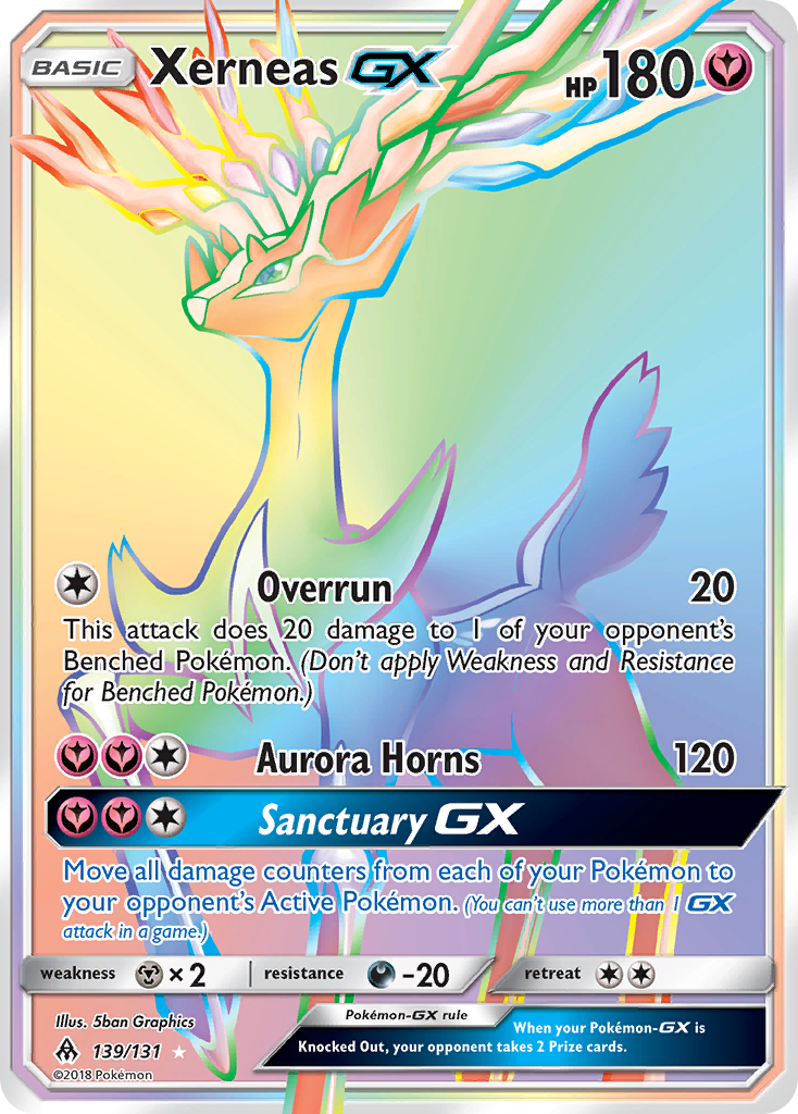 Xerneas GX (139/131) [Sun & Moon: Forbidden Light] | Pegasus Games WI