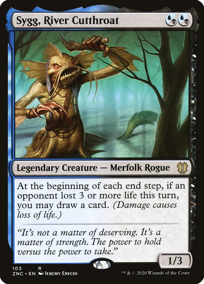 Sygg, River Cutthroat [Zendikar Rising Commander] | Pegasus Games WI