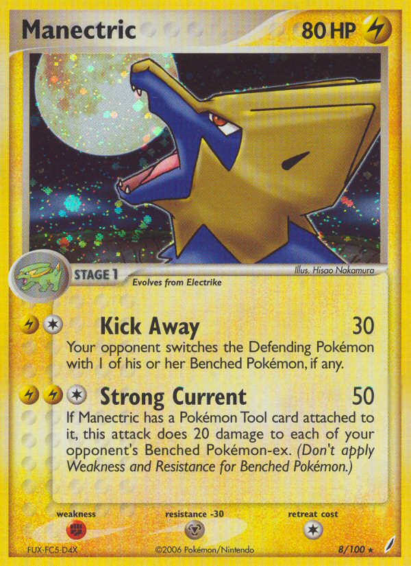 Manectric (8/100) [EX: Crystal Guardians] | Pegasus Games WI