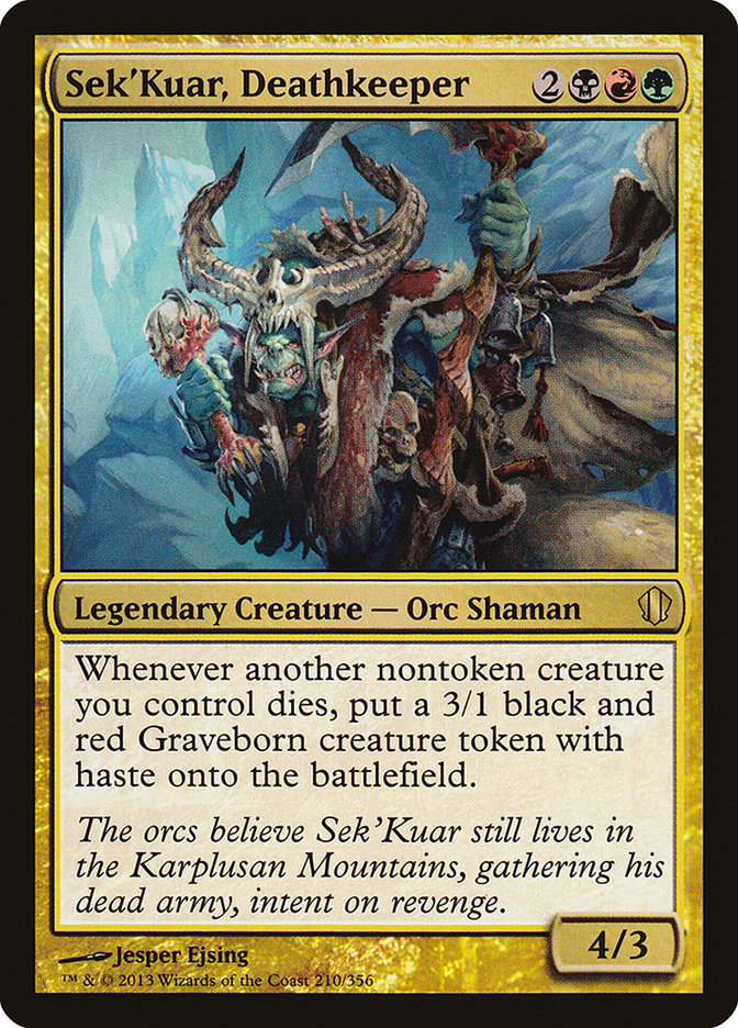 Sek'Kuar, Deathkeeper [Commander 2013] | Pegasus Games WI