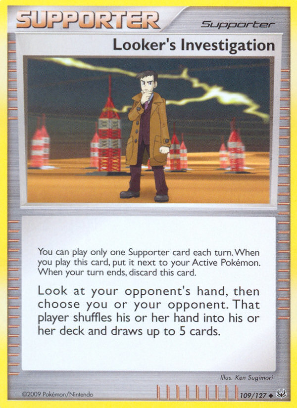 Looker's Investigation (109/127) [Platinum: Base Set] | Pegasus Games WI