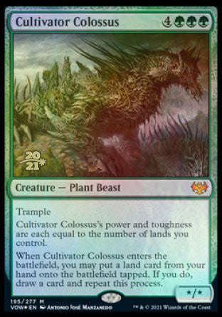 Cultivator Colossus [Innistrad: Crimson Vow Prerelease Promos] | Pegasus Games WI
