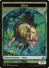 Goblin // Boar Double-Sided Token [Planechase Anthology Tokens] | Pegasus Games WI