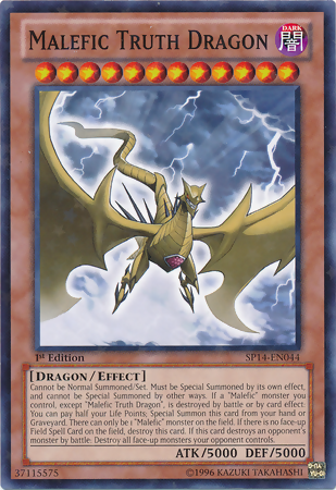 Malefic Truth Dragon [SP14-EN044] Starfoil Rare | Pegasus Games WI