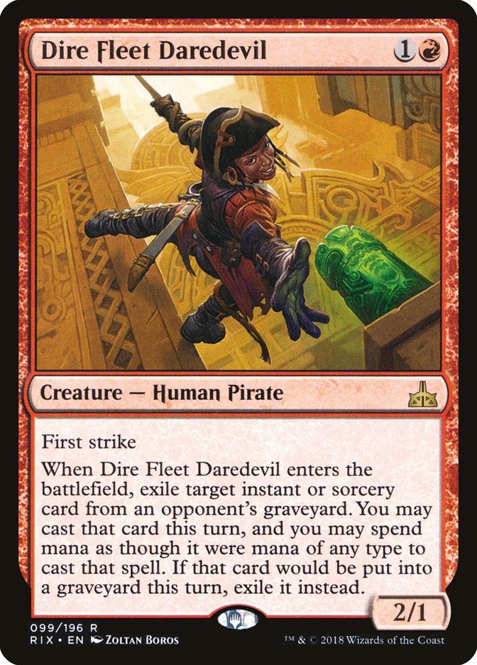 Dire Fleet Daredevil [Rivals of Ixalan] | Pegasus Games WI