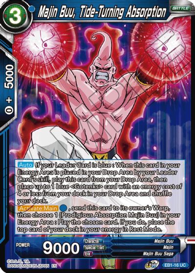 Majin Buu, Tide-Turning Absorption (EB1-16) [Battle Evolution Booster] | Pegasus Games WI