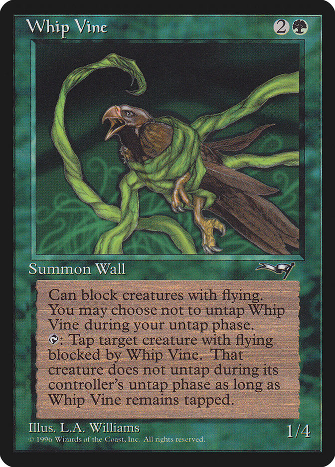 Whip Vine (Holding Bird) [Alliances] | Pegasus Games WI