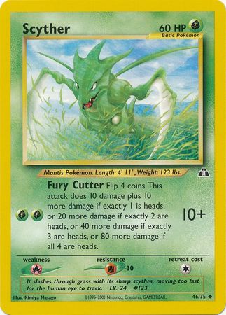 Scyther (46/75) [Neo Discovery Unlimited] | Pegasus Games WI