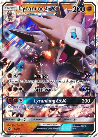 Lycanroc GX (SM14) (Jumbo Card) [Sun & Moon: Black Star Promos] | Pegasus Games WI