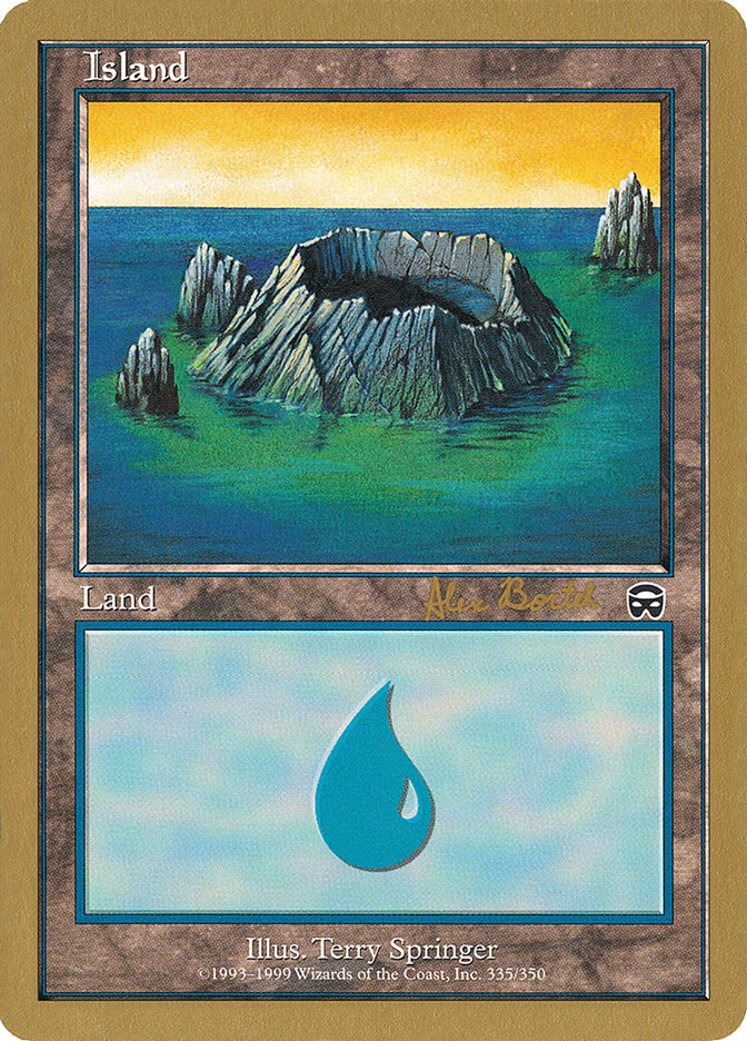 Island (ab335) (Alex Borteh) [World Championship Decks 2001] | Pegasus Games WI