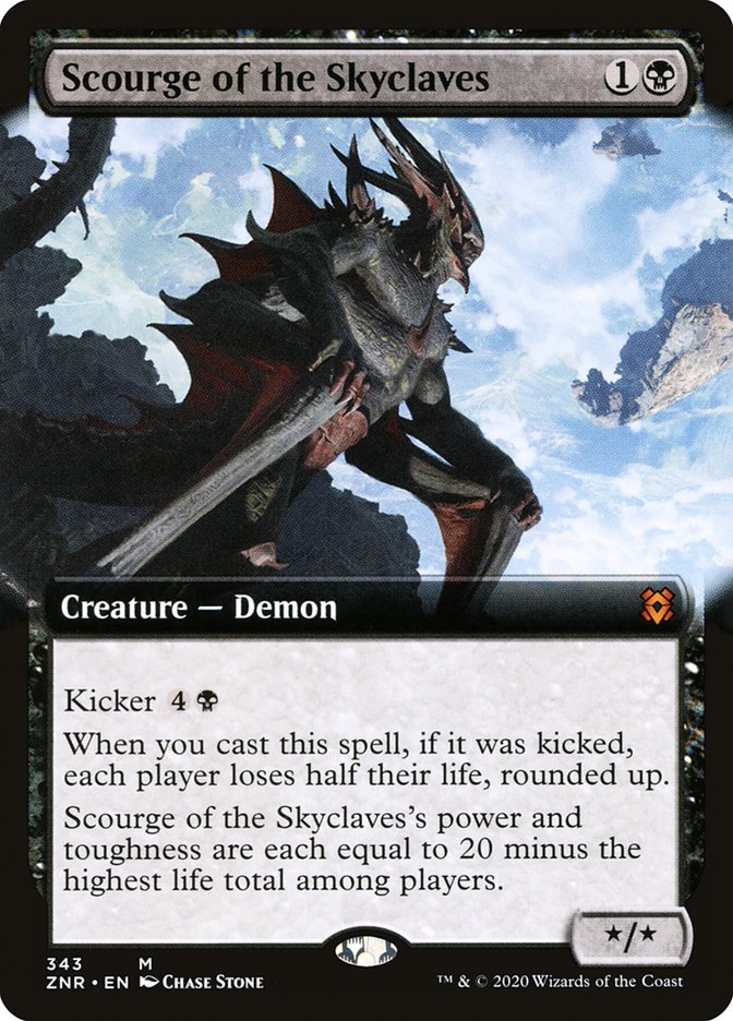 Scourge of the Skyclaves (Extended Art) [Zendikar Rising] | Pegasus Games WI