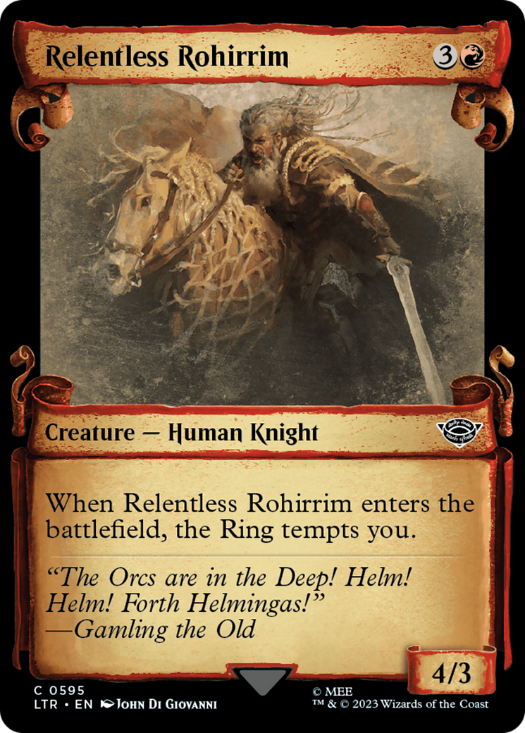 Relentless Rohirrim [The Lord of the Rings: Tales of Middle-Earth Showcase Scrolls] | Pegasus Games WI