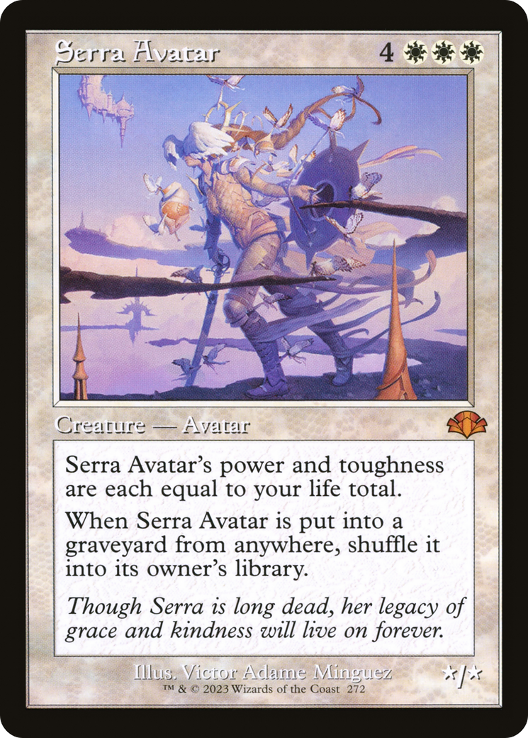 Serra Avatar (Retro) [Dominaria Remastered] | Pegasus Games WI
