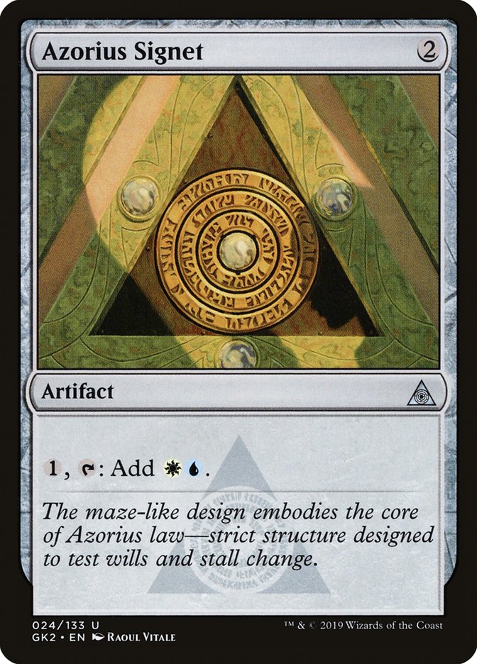 Azorius Signet [Ravnica Allegiance Guild Kit] | Pegasus Games WI