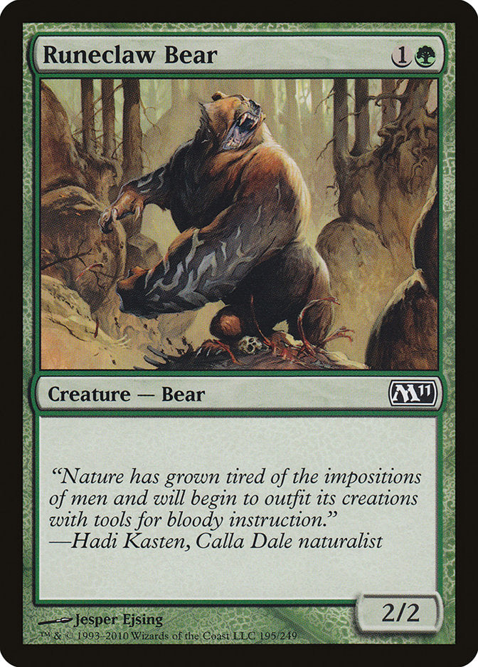 Runeclaw Bear [Magic 2011] | Pegasus Games WI