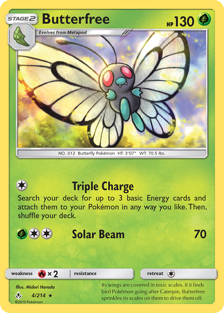 Butterfree (4/214) [Sun & Moon: Unbroken Bonds] | Pegasus Games WI