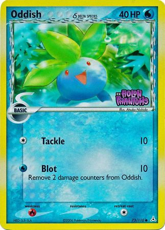 Oddish (73/110) (Delta Species) (Stamped) [EX: Holon Phantoms] | Pegasus Games WI