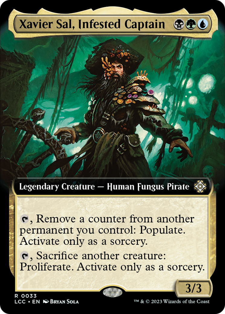 Xavier Sal, Infested Captain (Extended Art) [The Lost Caverns of Ixalan Commander] | Pegasus Games WI