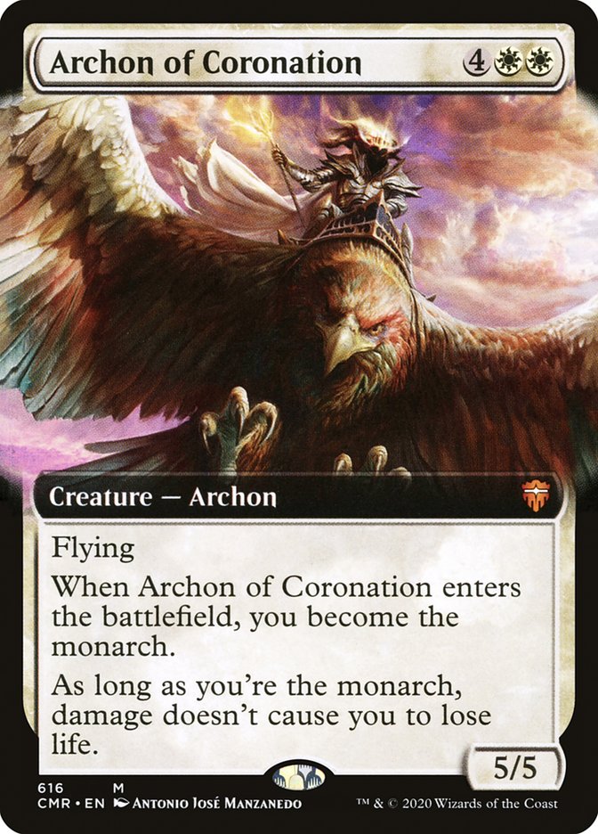Archon of Coronation (Extended Art) [Commander Legends] | Pegasus Games WI