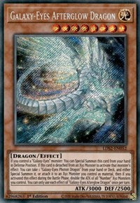 Galaxy-Eyes Afterglow Dragon [LDS2-EN052] Secret Rare | Pegasus Games WI