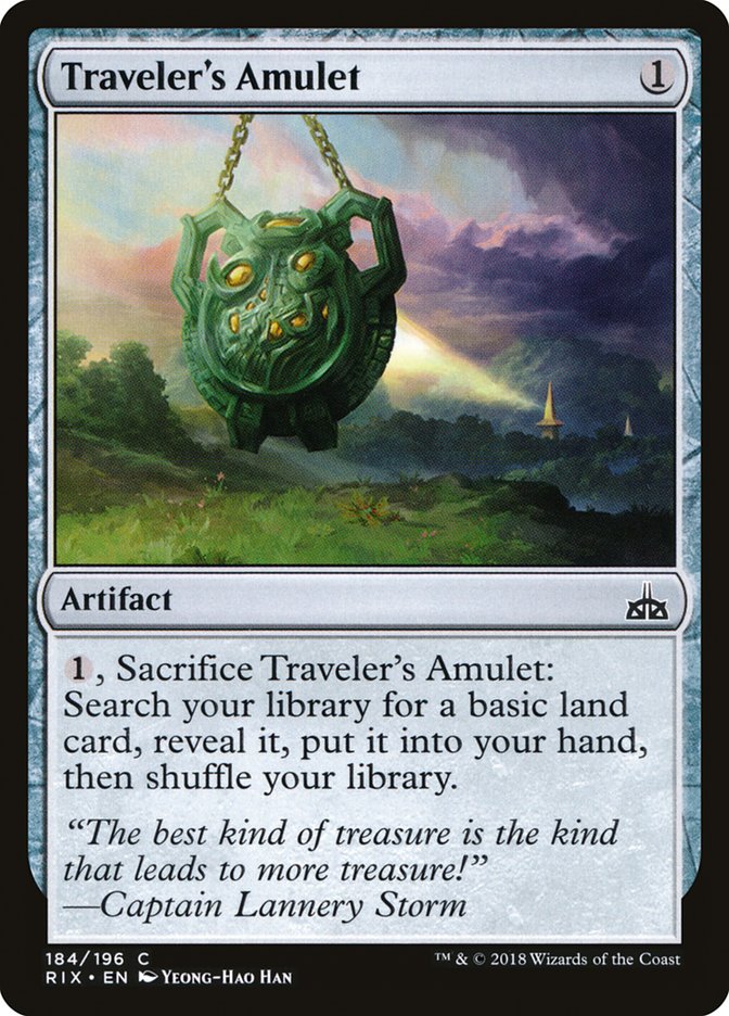 Traveler's Amulet [Rivals of Ixalan] | Pegasus Games WI