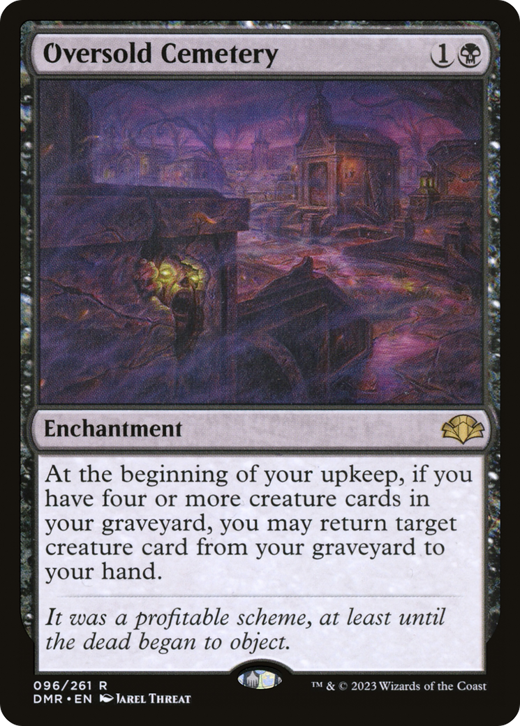 Oversold Cemetery [Dominaria Remastered] | Pegasus Games WI