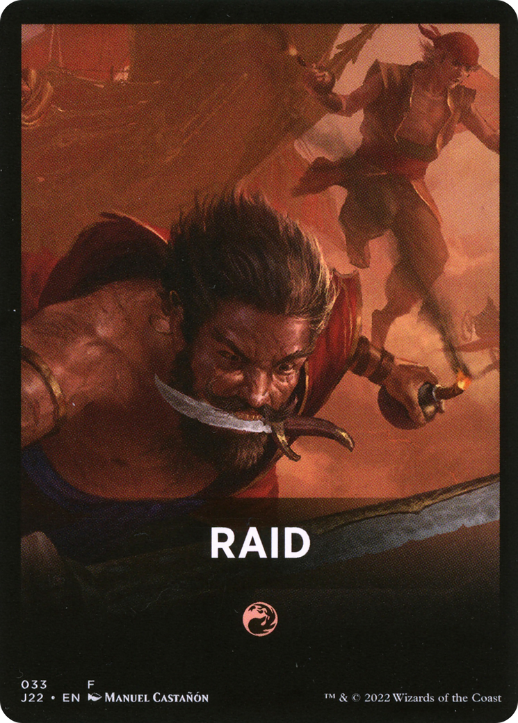 Raid Theme Card [Jumpstart 2022 Front Cards] | Pegasus Games WI