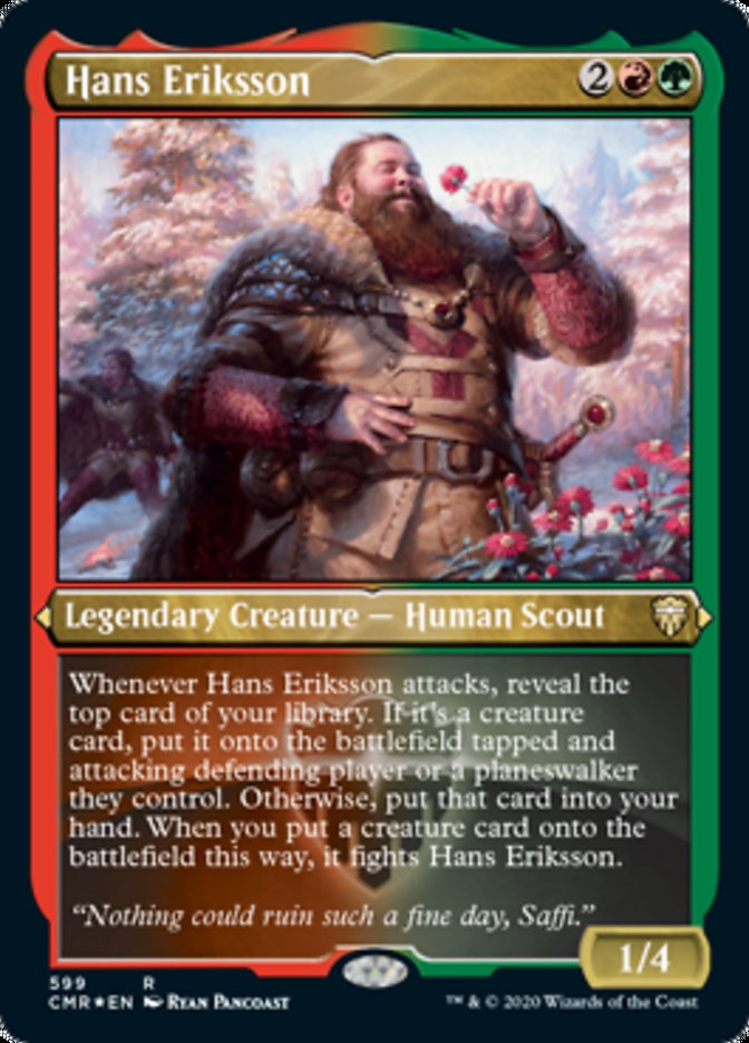 Hans Eriksson (Etched) [Commander Legends] | Pegasus Games WI