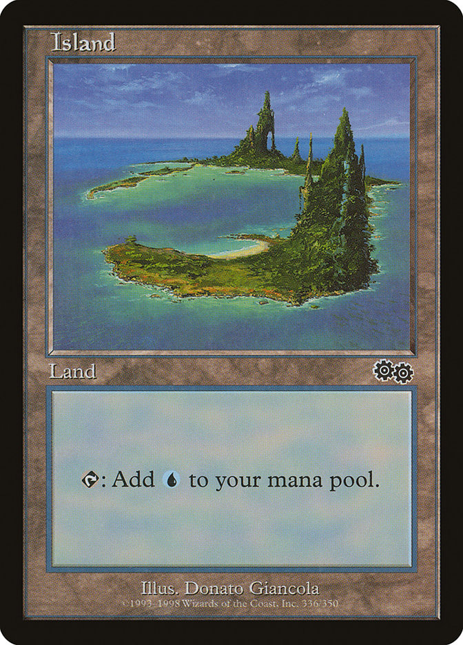 Island (336) [Urza's Saga] | Pegasus Games WI