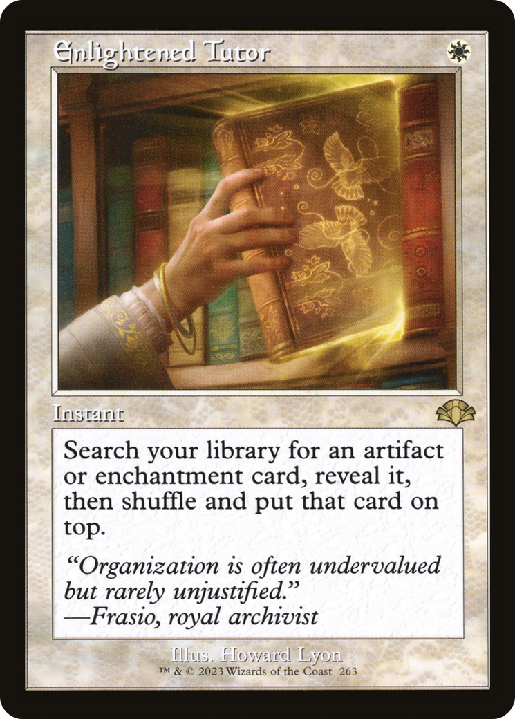 Enlightened Tutor (Retro) [Dominaria Remastered] | Pegasus Games WI