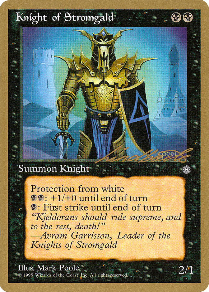 Knight of Stromgald (Leon Lindback) [Pro Tour Collector Set] | Pegasus Games WI