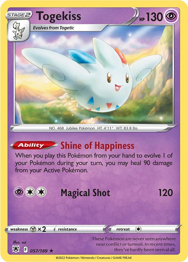 Togekiss (057/189) [Sword & Shield: Astral Radiance] | Pegasus Games WI