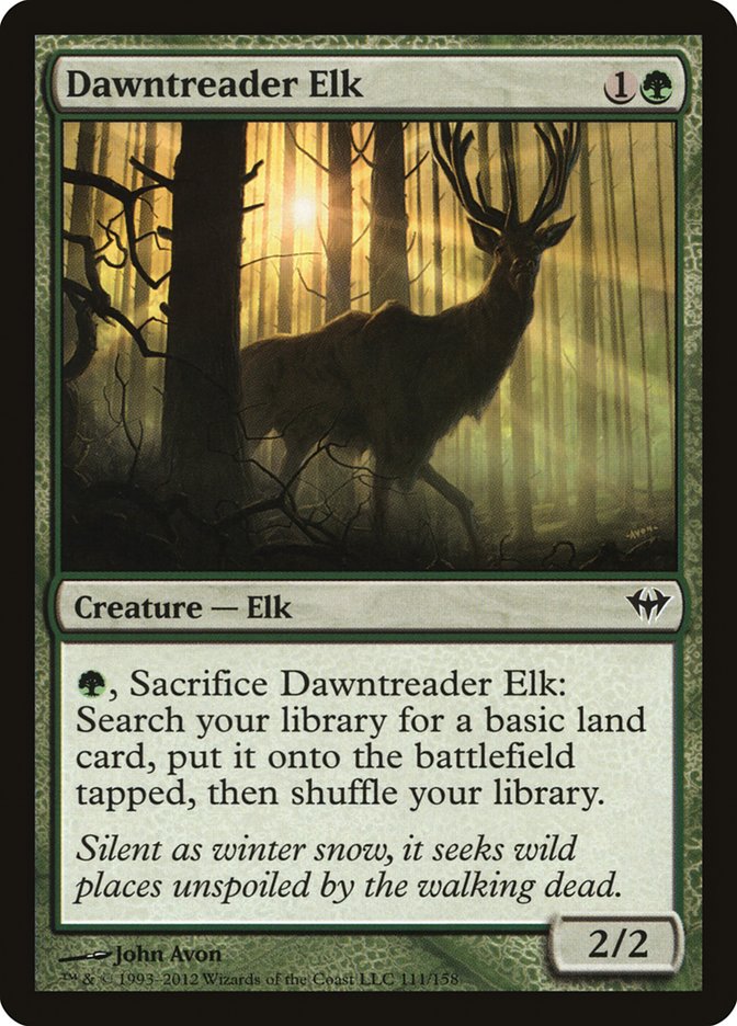 Dawntreader Elk [Dark Ascension] | Pegasus Games WI
