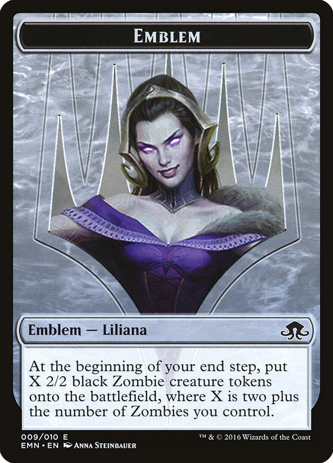 Liliana, the Last Hope Emblem [Eldritch Moon Tokens] | Pegasus Games WI