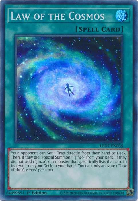 Law of the Cosmos [LED7-EN035] Super Rare | Pegasus Games WI