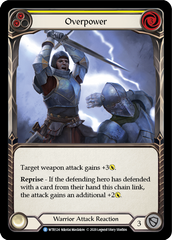 Overpower (Yellow) [U-WTR124] (Welcome to Rathe Unlimited)  Unlimited Normal | Pegasus Games WI