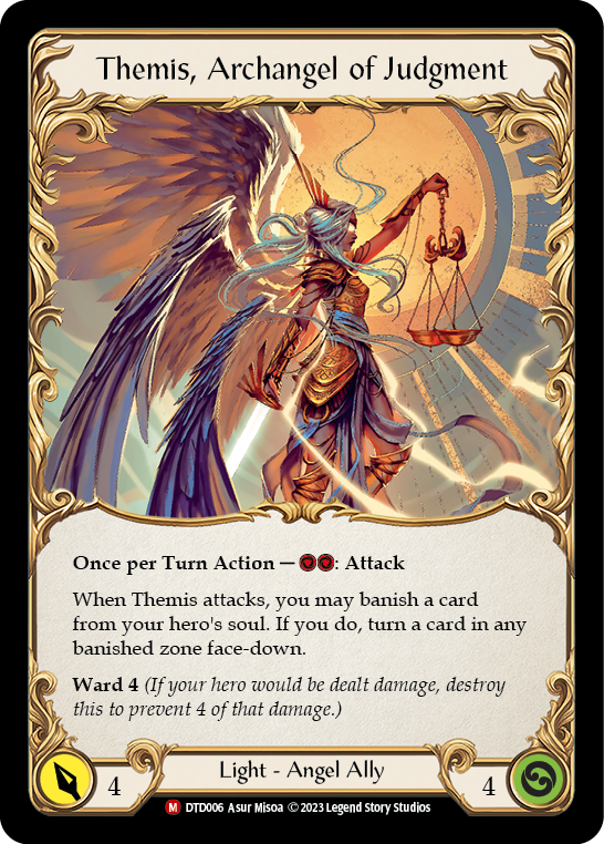 Figment of Judgment // Themis, Archangel of Judgment [DTD006] (Dusk Till Dawn) | Pegasus Games WI