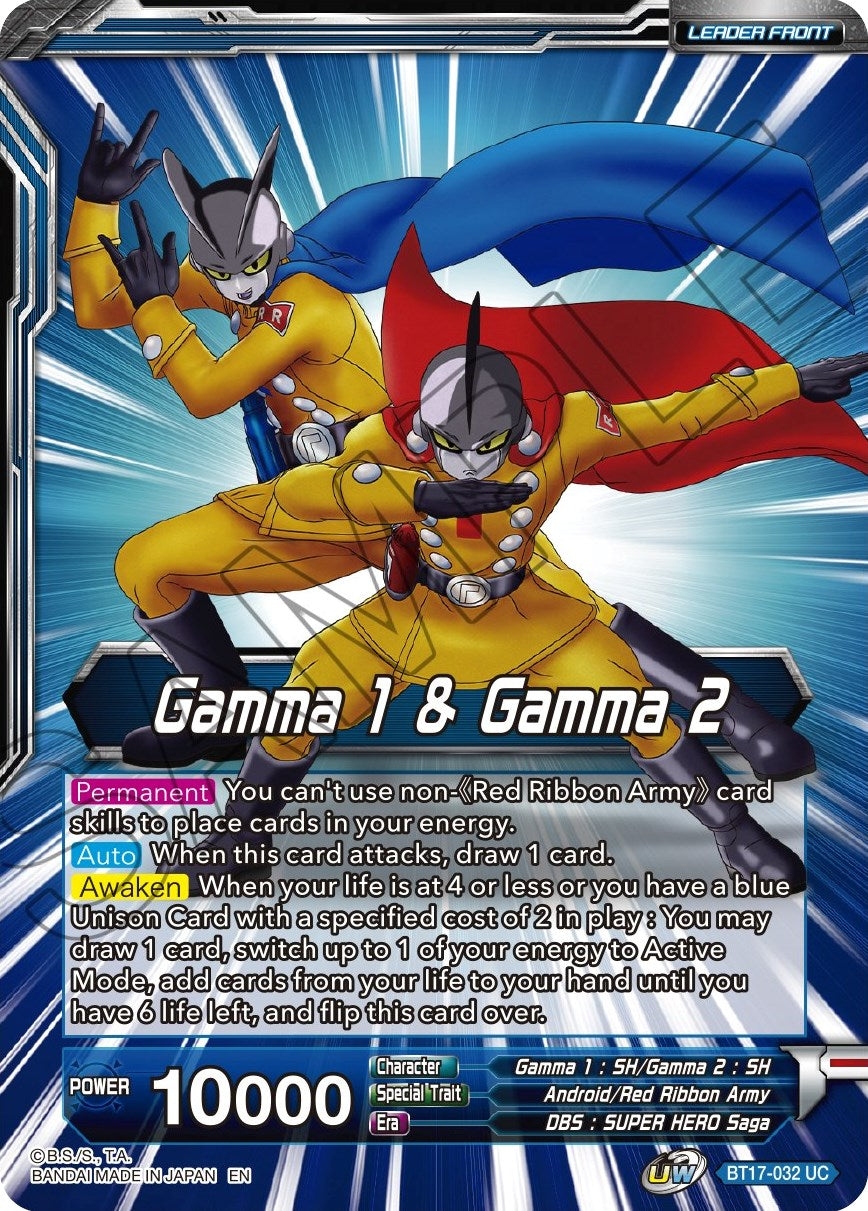 Gamma 1 & Gamma 2 // Gamma 1 & Gamma 2, Newfound Foes (BT17-032) [Ultimate Squad Prerelease Promos] | Pegasus Games WI