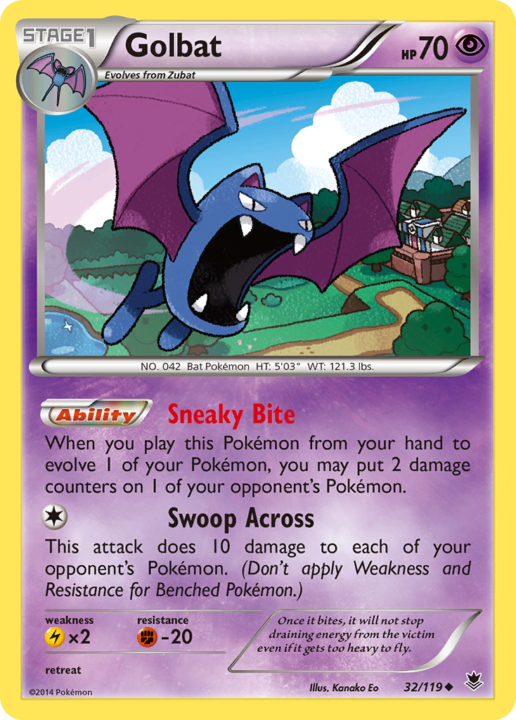 Golbat (32/119) [XY: Phantom Forces] | Pegasus Games WI