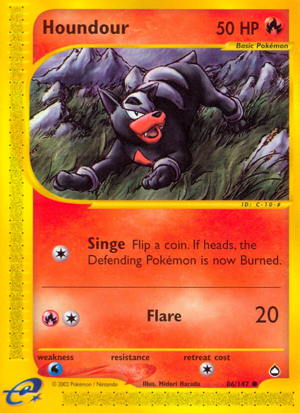 Houndour (86/147) [Aquapolis] | Pegasus Games WI