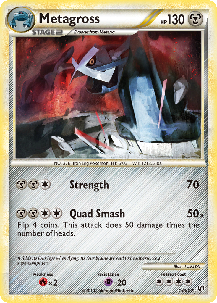 Metagross (18/90) [HeartGold & SoulSilver: Undaunted] | Pegasus Games WI